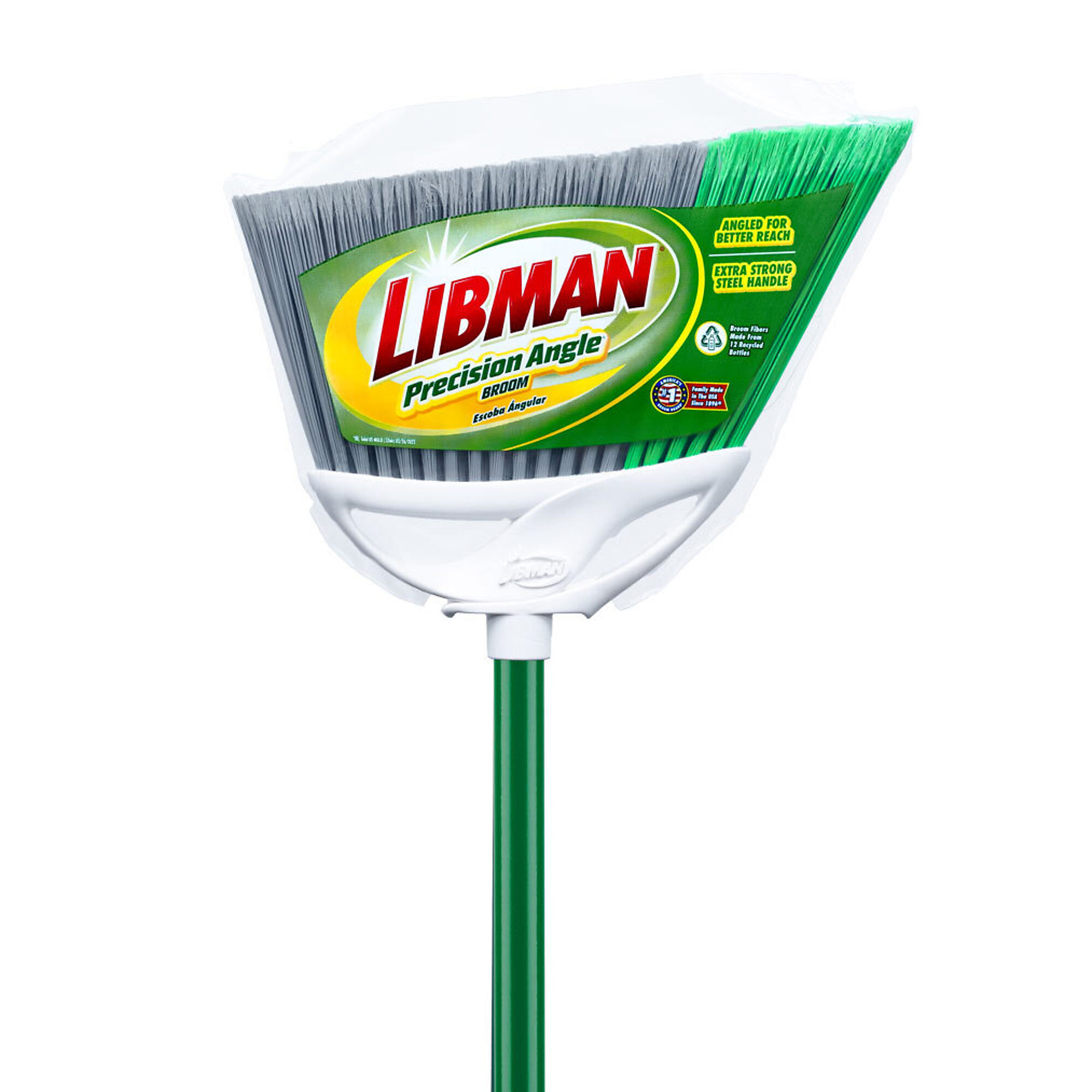 Libman, Precision Angle Broom 6PK, Width 11 in, Included (qty.) 6 Model# 201 6PK